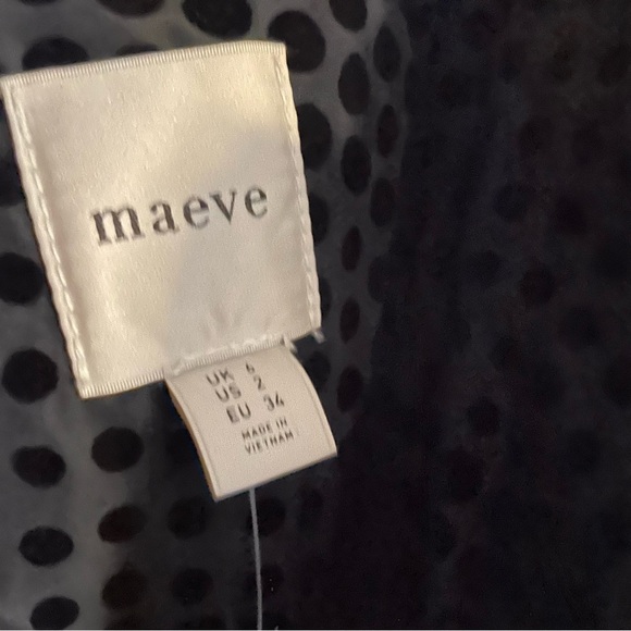 ANTHROPOLOGIE X Maeve Taffeta Polka Dot Midi Skirt - Picture 7 of 10